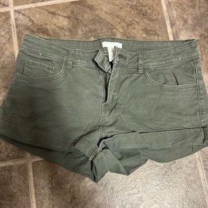 Olive Green shorts